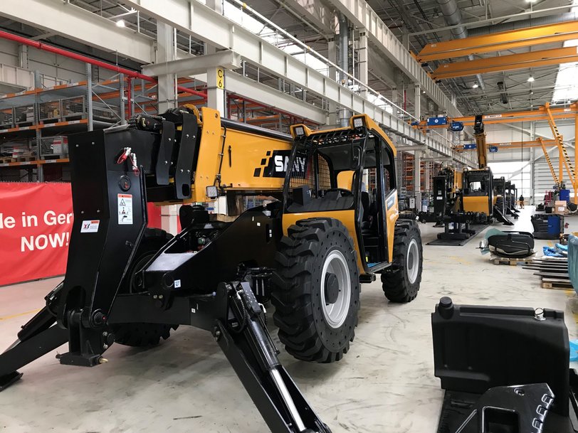 Made in Germany – SANY Europe produces telehandler for the USA